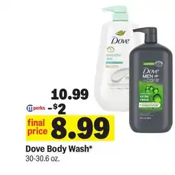 Meijer Dove Body Wash offer