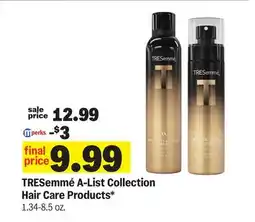 Meijer TRESemmé A-List Collection Hair Care Products offer