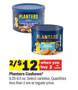 Meijer Planters Cashews offer