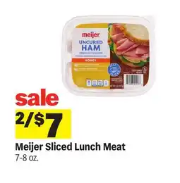 Meijer Meijer Sliced Lunch Meat offer