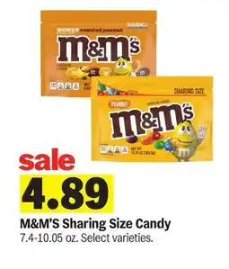 Meijer M & M' S Sharing Size Candy offer
