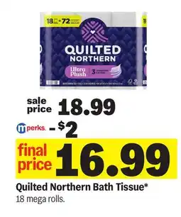 Meijer Quilted Northern Bath Tissue offer