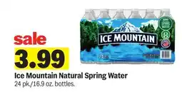 Meijer Ice Mountain Natural Spring Water offer