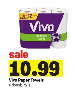Meijer Viva Paper Towels offer