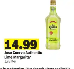 Meijer Jose Cuervo Authentic Lime Margarita offer