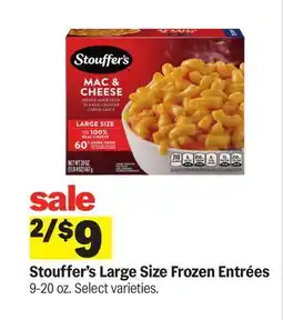 Meijer Stouffer's Large Size Frozen Entrées offer