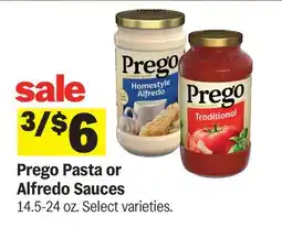 Meijer Prego Pasta or Alfredo Sauces offer