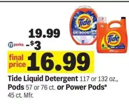 Meijer Tide Liquid Detergent offer