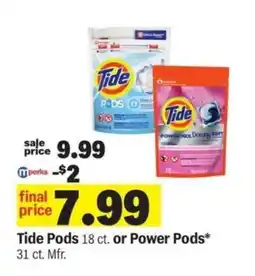 Meijer Tide Pods or Power Pods offer