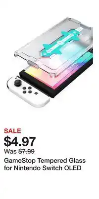 Game Stop GameStop Tempered Glass for Nintendo Switch OLED offer