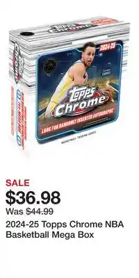 Game Stop 2024-25 Topps Chrome NBA Basketball Mega Box offer