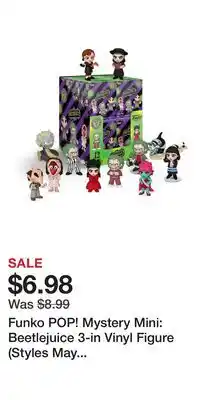 Game Stop Funko POP! Mystery Mini: Beetlejuice 3-in Vinyl Figure (Styles May Vary) offer