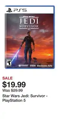Game Stop Star Wars Jedi: Survivor - PlayStation 5 offer