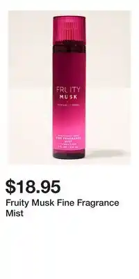 Bath & Body Works Fruity Musk Fine Fragrance Mist offer