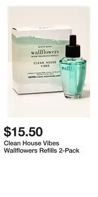 Bath & Body Works Clean House Vibes Wallflowers Refills 2-Pack offer