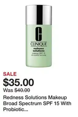 Belk Redness Solutions Makeup Broad Spectrum SPF 15 With Probiotic Technology Foundation offer