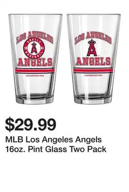Belk MLB Los Angeles Angels 16oz. Pint Glass Two Pack offer