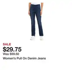 Belk Women's Pull On Denim Jeans offer
