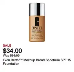 Belk Even Better Makeup Broad Spectrum SPF 15 Foundation offer