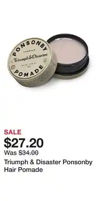 Ulta Beauty Triumph & Disaster Ponsonby Hair Pomade offer