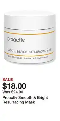 Ulta Beauty Proactiv Smooth & Bright Resurfacing Mask offer