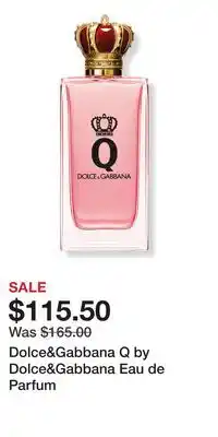 Ulta Beauty Dolce&Gabbana Q by Dolce&Gabbana Eau de Parfum offer