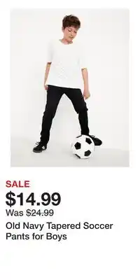 Old Navy Old Navy Tapered Soccer Pants for Boys offer