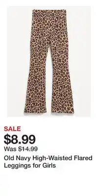 Old Navy Old Navy High-Waisted Flared Leggings for Girls offer