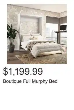 Costco Boutique Full Murphy Bed offer