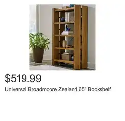 Costco Universal Broadmoore Zealand 65 Bookshelf offer