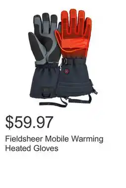 Costco Fieldsheer Mobile Warming Heated Gloves offer