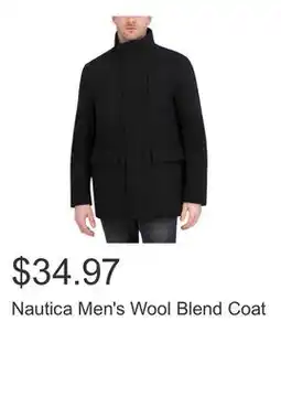 Costco Nautica Men's Wool Blend Coat offer