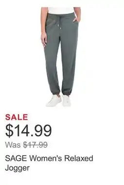 Costco SAGE Women's Relaxed Jogger offer