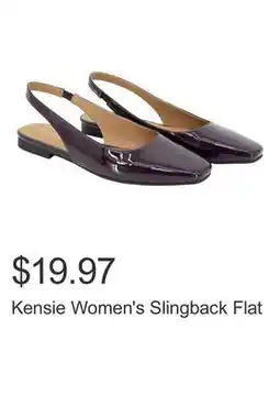 Costco Kensie Women's Slingback Flat offer