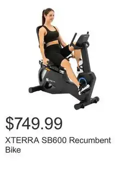 Costco XTERRA SB600 Recumbent Bike offer
