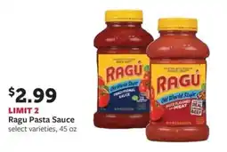 Fareway Ragu Pasta Sauce offer