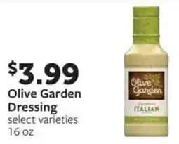 Fareway Olive garden dressing offer