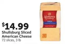 Fareway Shullsburg Sliced American Cheese offer