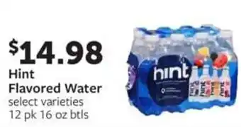 Fareway Hint Flavored Water offer