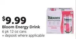 Fareway Bloom Energy Drink offer