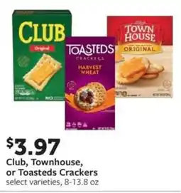 Fareway Club, Townhouse, or Toasteds Crackers offer
