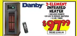Ollie's Danby 3-ELEMENT INFRARED HEATER offer