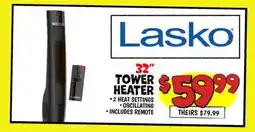 Ollie's Lasko 32 TOWER HEATER offer