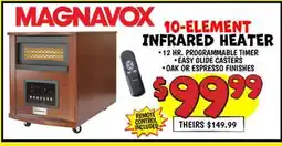 Ollie's MAGNAVOX 10-ELEMENT INFRARED HEATER offer