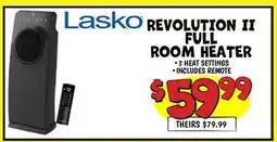 Ollie's Lasko REVOLUTION II FULL ROOM HEATER offer