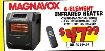 Ollie's MAGNAVOX 6-ELEMENT INFRARED HEATER offer