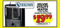 Ollie's STEELTON DELUXE UTILITY HEATER offer