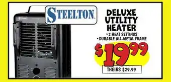 Ollie's STEELTON DELUXE UTILITY HEATER offer