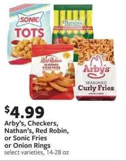 Fareway Arby's, Checkers, Nathan's, Red Robin, offer