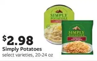 Fareway Simply Potatoes offer